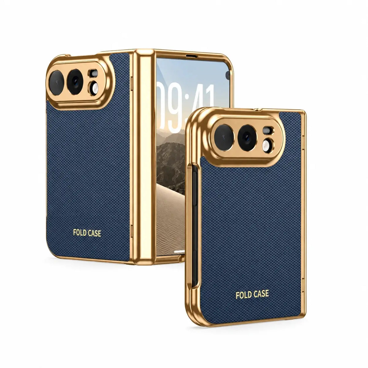 Electroplated Leather Case for iPhone Duo