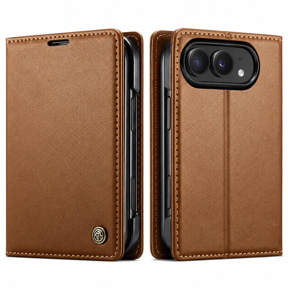 Leather Wallet Case for iPhone Duo