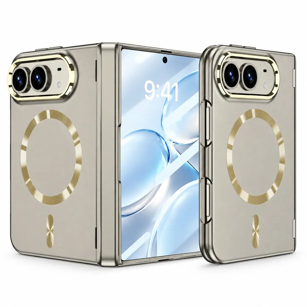 Magnetic Hinge Protection Case for iPhone Duo