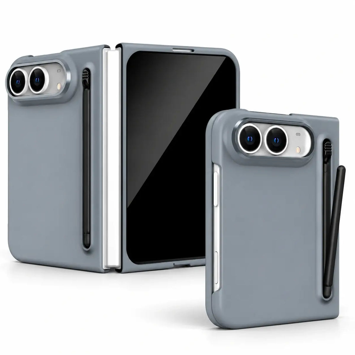 Built-In Stylus Holder Case for iPhone Duo