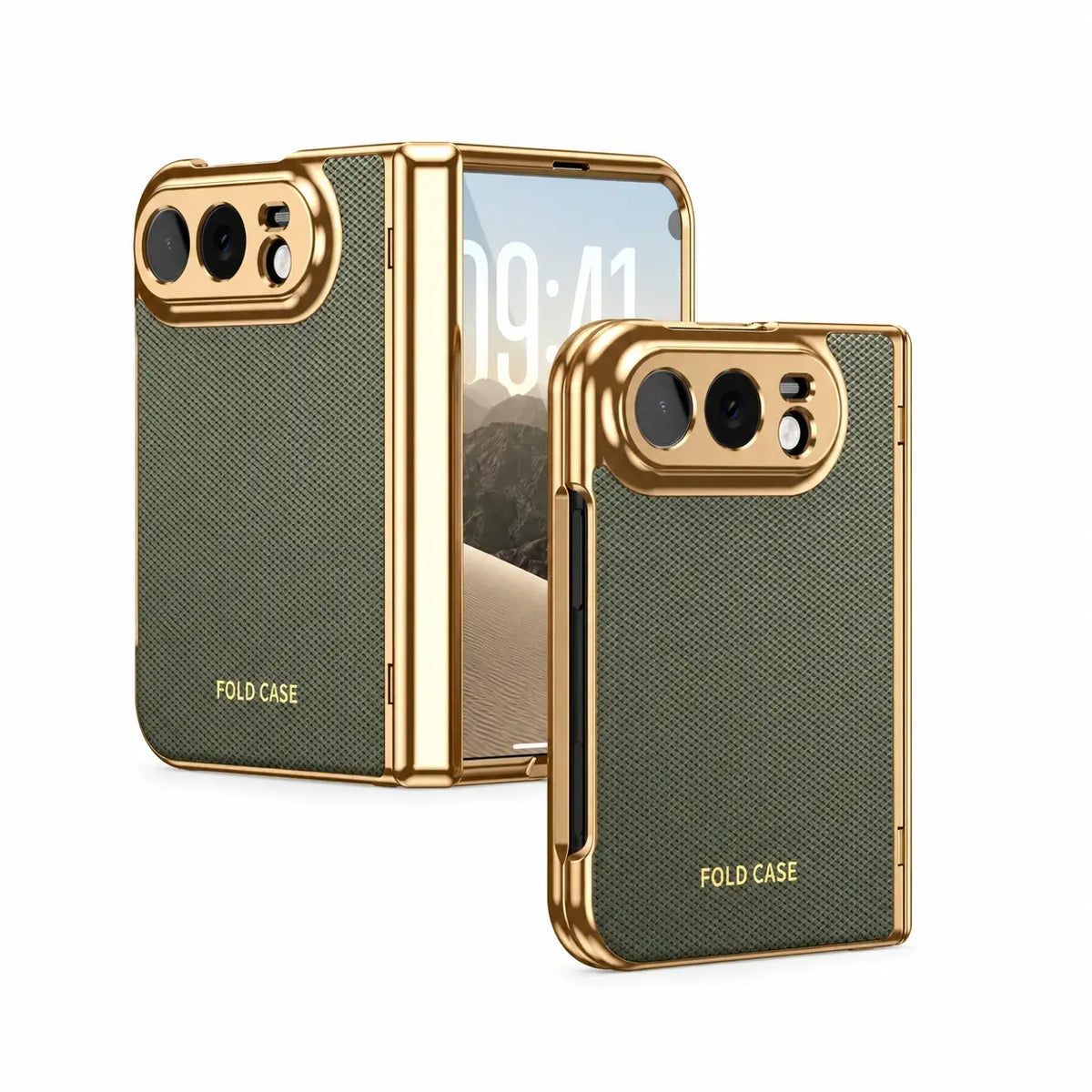 Electroplated Leather Case for iPhone Duo