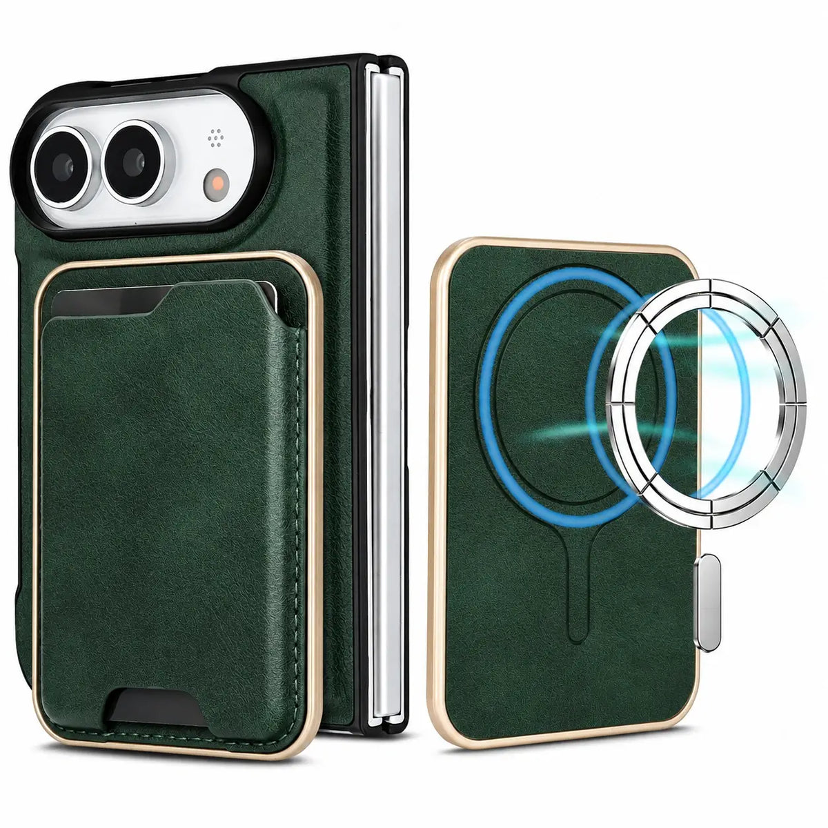 MagSafe Leather Wallet Case for iPhone Duo