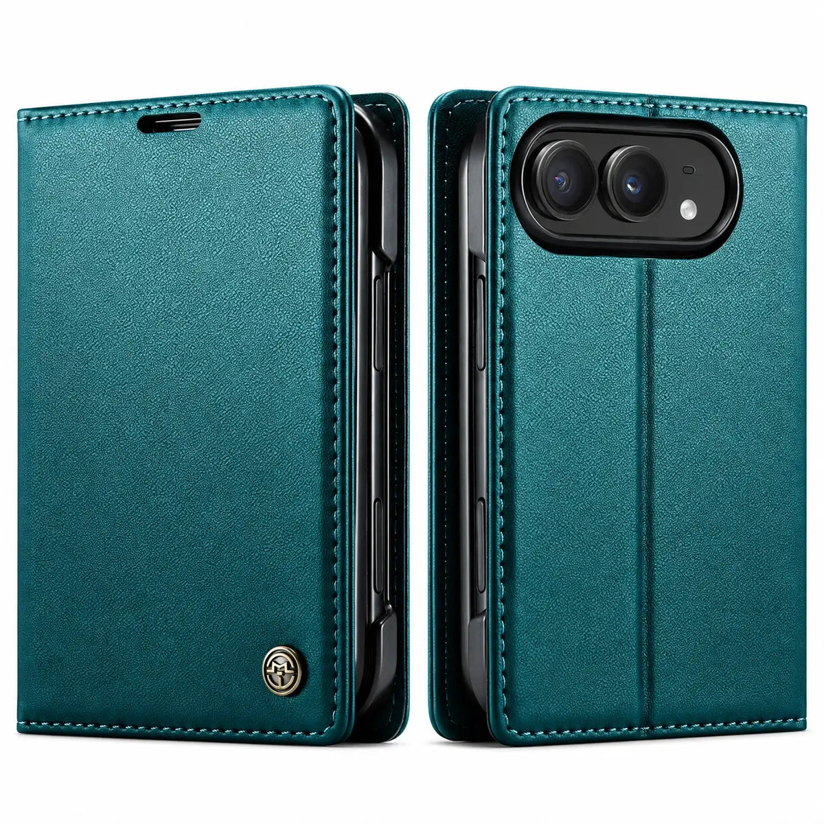 Leather Wallet Case for iPhone Duo