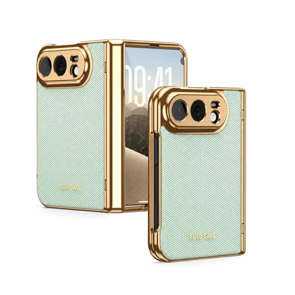 Electroplated Leather Case for iPhone Duo