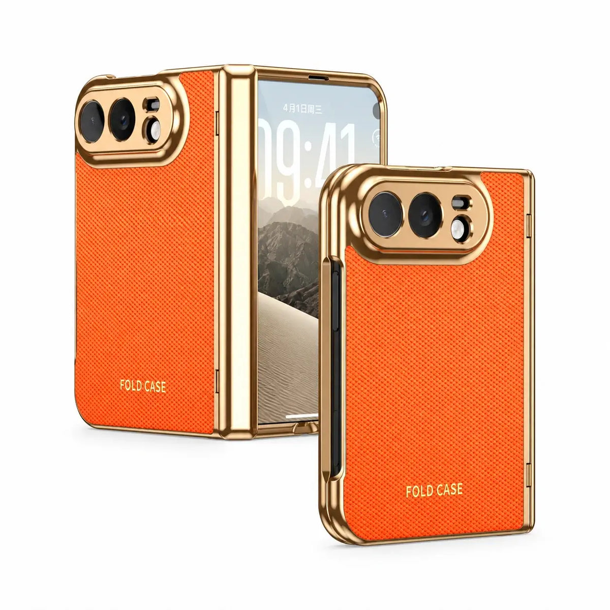 Electroplated Leather Case for iPhone Duo