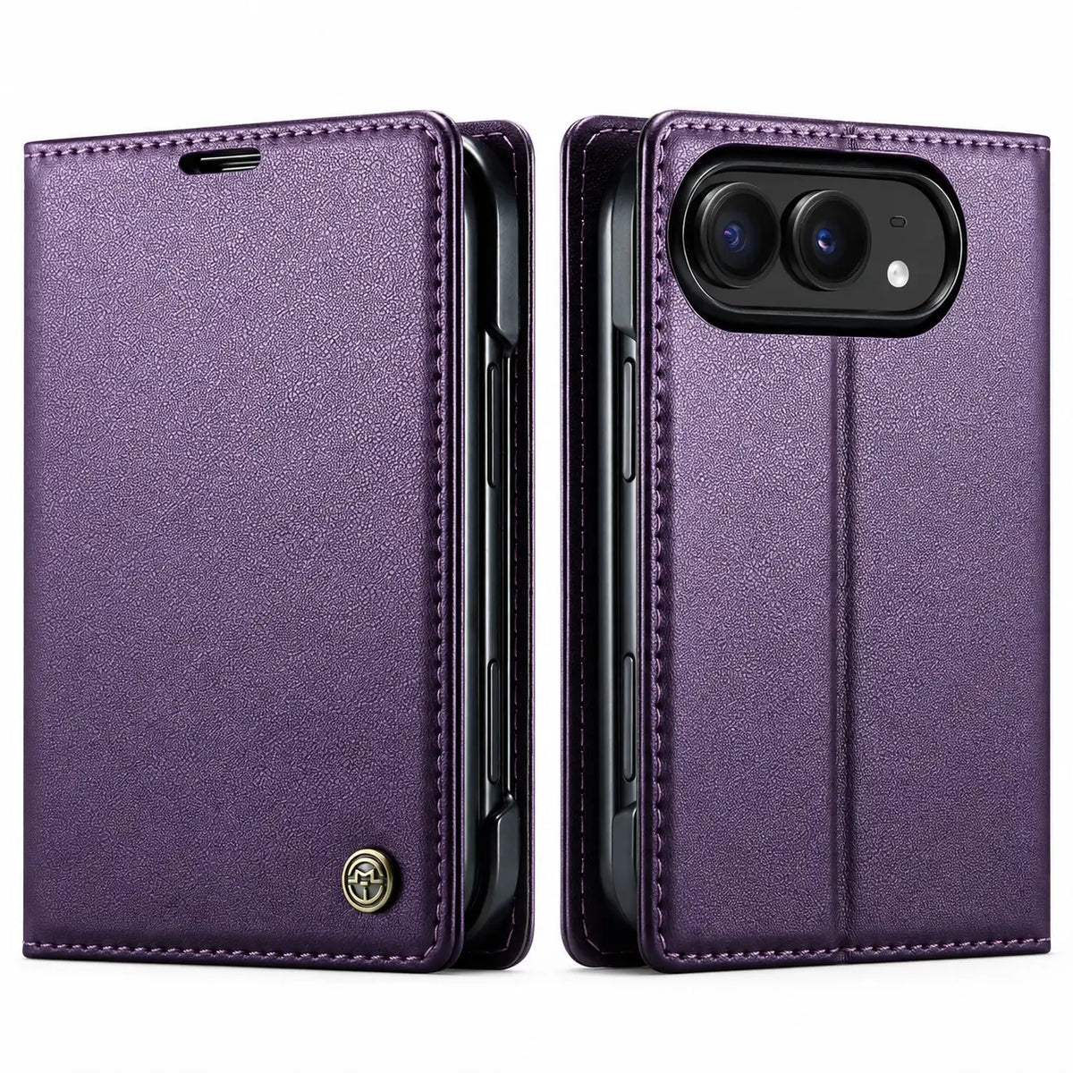 Leather Wallet Case for iPhone Duo