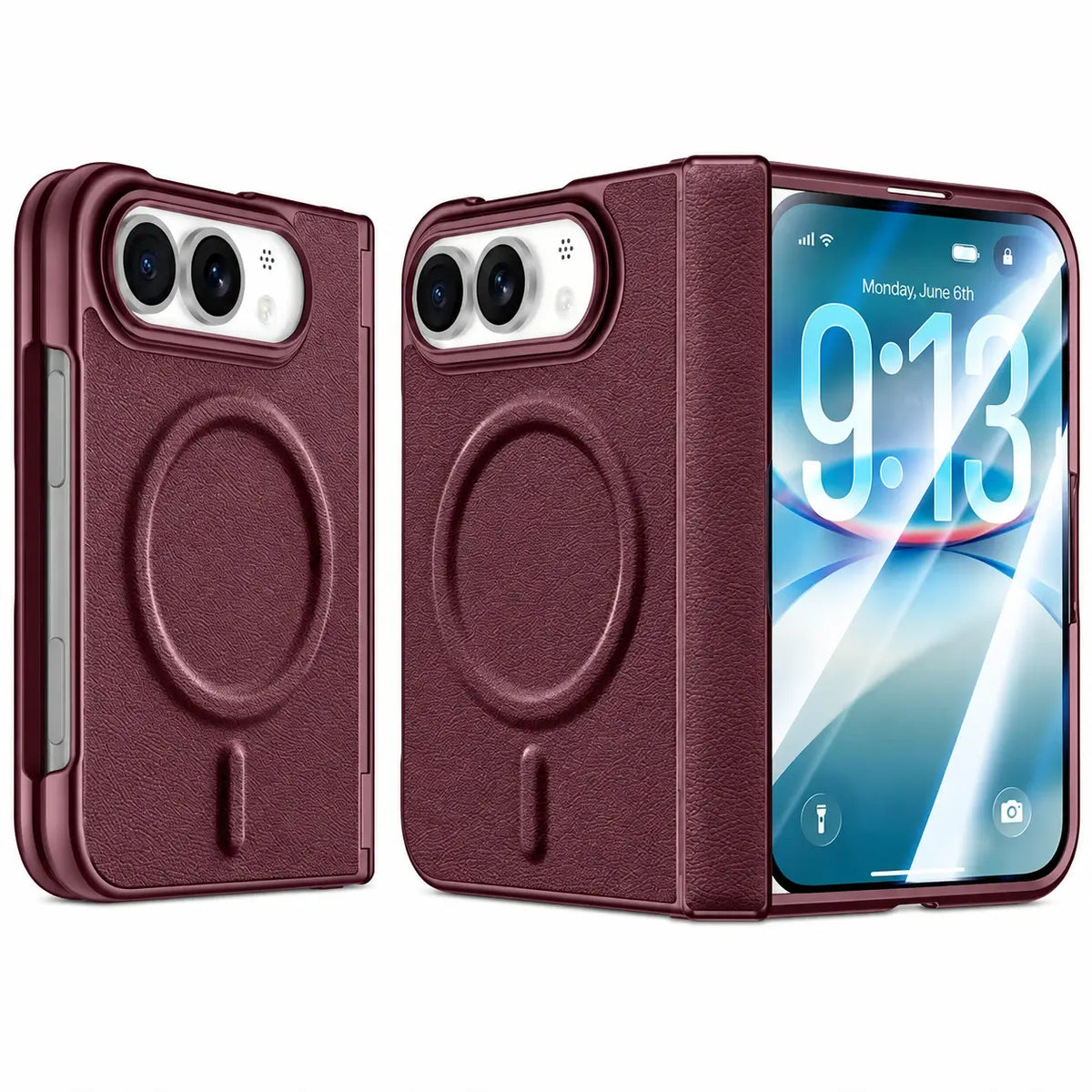 Leather Magnetic Case for iPhone Duo