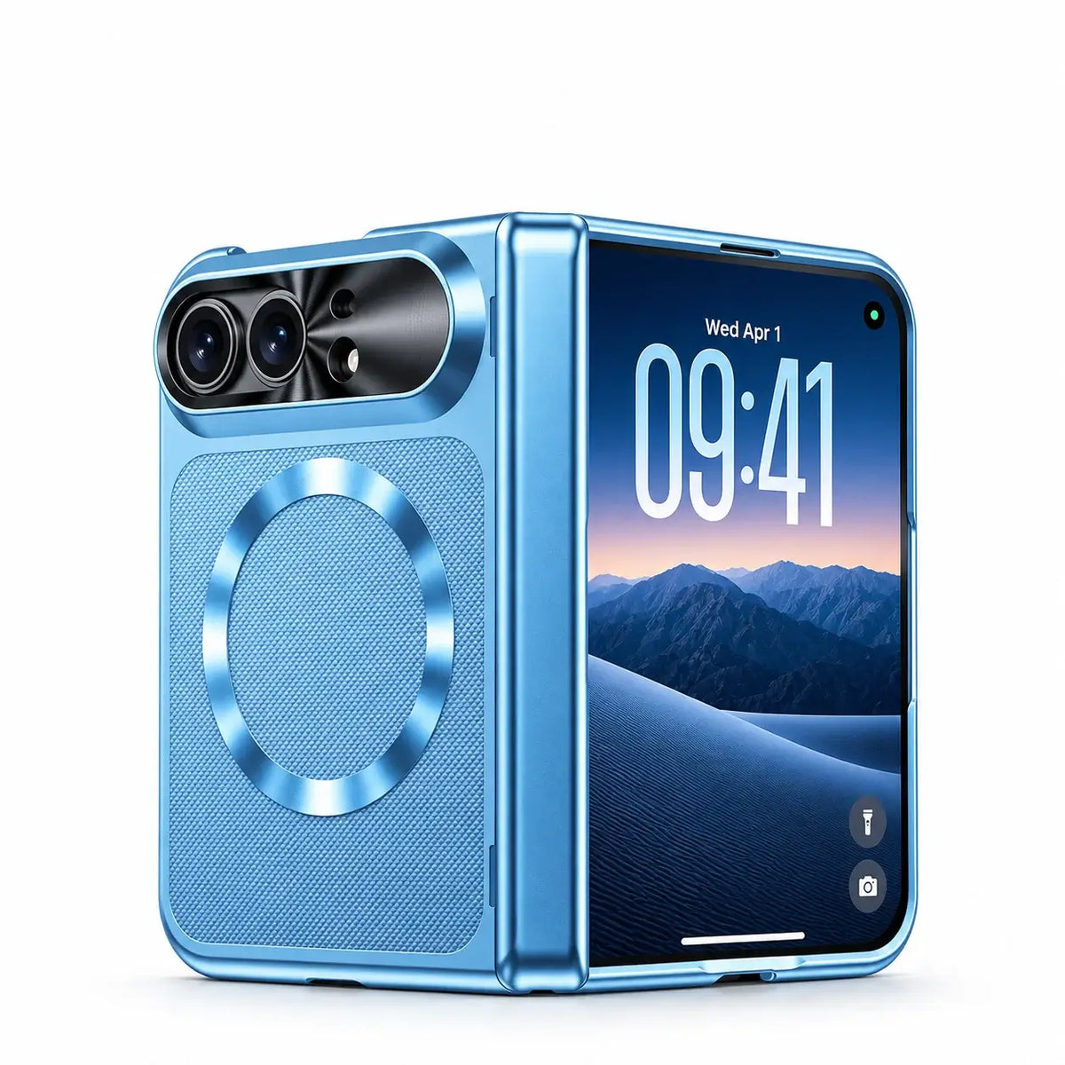 Fabric Magnetic Hinge Case for iPhone Duo