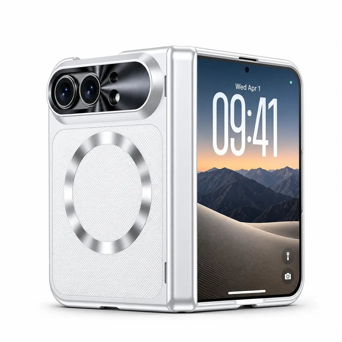 Fabric Magnetic Hinge Case for iPhone Duo